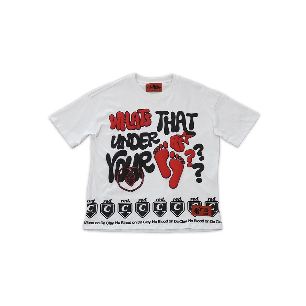 Red Clay ‘WTUYF’ T-Shirt (White)